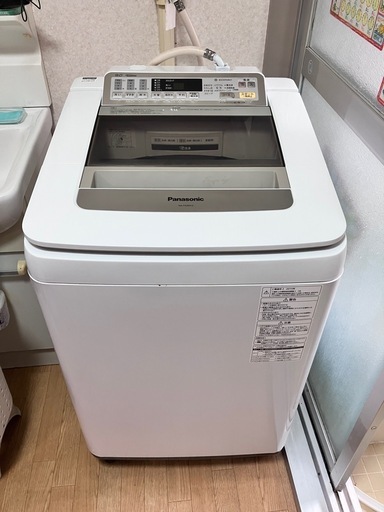 【値下げしました。】ジモティ来店特価!!　洗濯機　パナソニック　NA-FA90H6　2018　　J-0858 中古 9.0kg 全自動洗濯機 パナソニック NA-FA90H6 2018年製 まとめ洗い