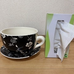 ティーカップ型　植木鉢　新品の画像