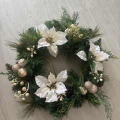 コストコ　クリスマス　リースの画像