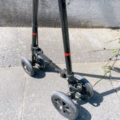 Cartick ローラーステッカー S 黒 車輪付き杖 折りたたみ歩行補助 美品  Cartick Sサイズ　ハンドレールステッキ の画像
