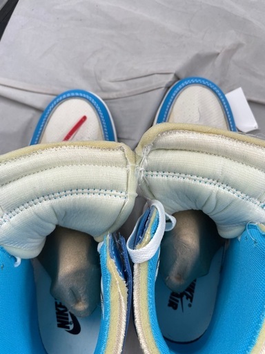 新品未使用 NIKE off-white エアジョーダン1 unc ナイキ　オフホワイト　エアジョーダン1 