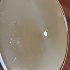 ※難あり　ミニ　ゴミ箱　プラスチック　オリーブ色　約H15、直径13（底12）㎝の画像