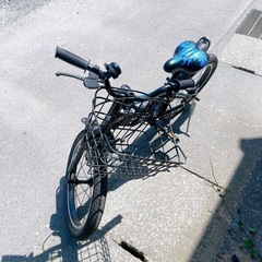 RAISE 18インチ 子供用自転車 BMX風 マウンテンバイク風 カゴ付 ブルーの画像