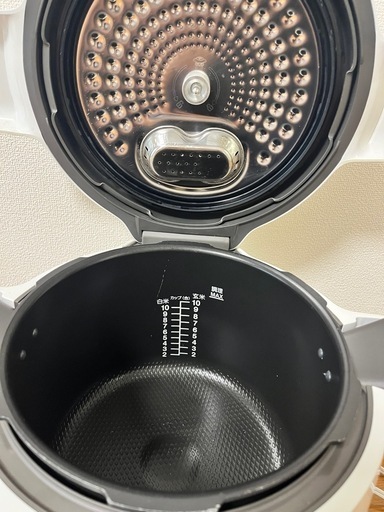 ジモティ来店特価!!!　T-fal　COOK4ME　　CY8708JP　　J-519 クックフォーミー ブラック 6L (スロークッキング対応) CY8758JP