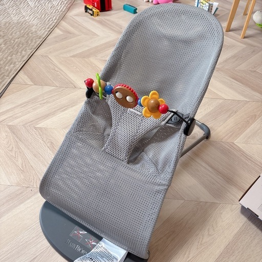 美品⭐︎ ベビービョルン　バウンサーBliss Air グレー