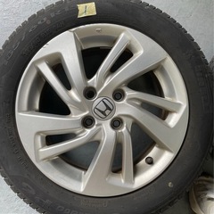 185/60 R15 4本セット　ホンダ純正アルミ　フィット3 ハイブリット　タイヤはおまけ　100-4H GP5/GP6/GR等 流用にもの画像