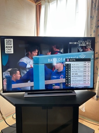 2018年製TOSHIBA 液晶テレビ43M520X (YamaguchiK) 小手指のテレビ