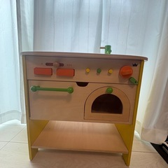 ミニキッチン　おもちゃ付きの画像