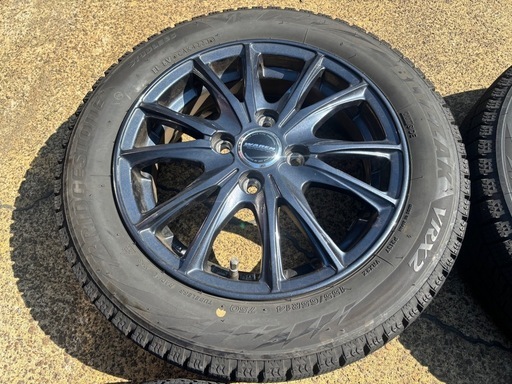 155/65R14 2023年 ブリヂストン ブリザック VRX2 アルミ付