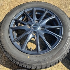 155/65R14 2023年 ブリヂストン ブリザック VRX2 アルミ付の画像