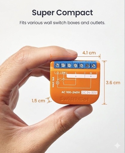 [4個セット特価] SwitchBot リレー 1PM
