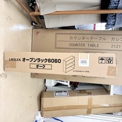【ドリーム池田】◎ジモティ割7%◎LIFELEX/ライフレックス「オープンラック6060」オーク　未開封品　KR18-7023-6060【50649】の画像