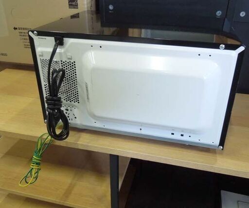 TWINBIRD フラット 電子レンジ ミラーガラス 600W DR-4259 2020年製 ブラック 20L あたため専用 札幌市東