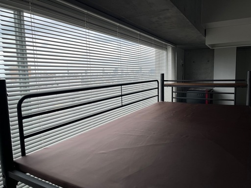 中古 ロフトベッド LOWYA コンセント付き 棚付き 耐荷重150kg 中野区
