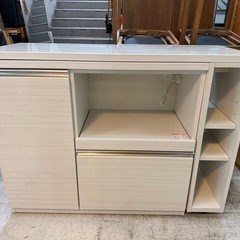 【愛品館 江戸川店 】SHIGIYAMA 伸長式キッチンカウンター フリード120（シギヤマ家具）の画像