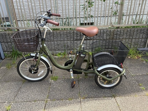 ミムゴ　ノーパンク ロータイプ 電動アシスト三輪自転車 BEPN18PN　