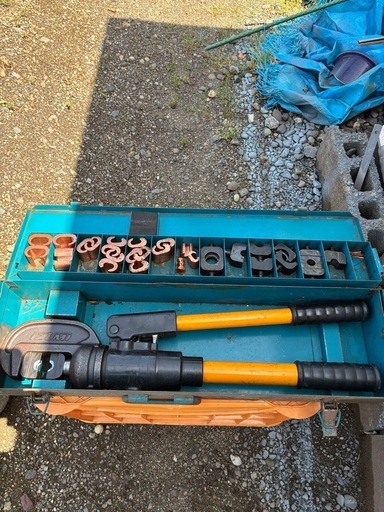 泉精器手動油圧式圧着工具EP-400A C型コネクタ (thanks) 賀来のその他 