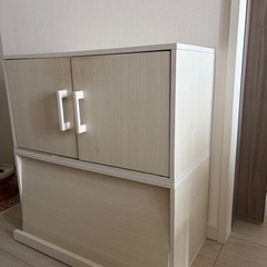 【ニトリ】フラップ扉収納ボックスの画像