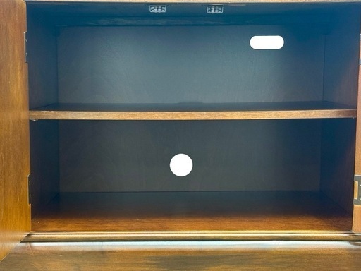 ◯美品 キャビネット テレビボード テレビ台 AVボード オーディオ 音響 サイドボード ビンテージ調 アンティーク調 中古品■ジモテ テレビ台 幅150高さ42cm 【アンティーク調クラシックシリーズ】 通販 