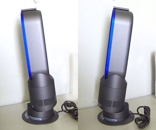 dyson ホット＆クール 2011年製 AM04 タワーファン リモコン付 アイアン/サテンブルー hot＆cool ダイソン☆ 札