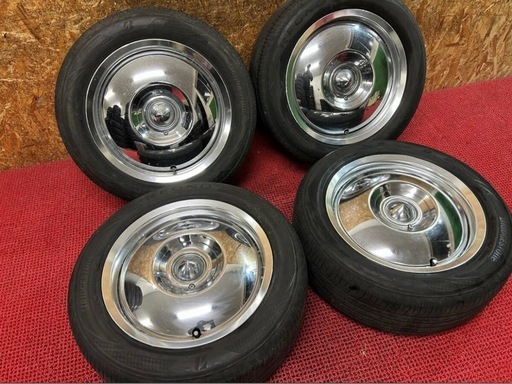 【WORK レッドスレッド】205/55r16 4本セット！ WORKレッドスレッド】16×7 +35 5穴 PCD100 205/55R16 (田舎の人) 山形