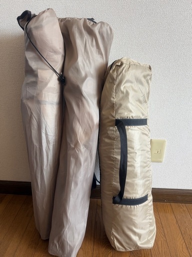 アウトドア用のテントとチェア2脚セット