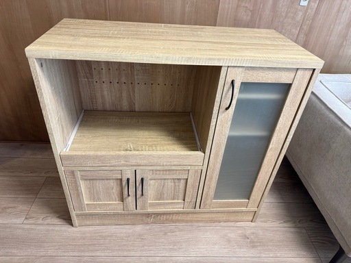 食器棚（ナチュラルブラウン） (たなか) 姪浜の収納家具《食器棚