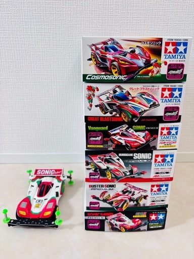 ミニ四駆 ソニック系6台セット まとめ売り