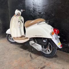 ★支払総額4.8万円★買取強化中！ まずはカンタン無料査定まで！ ホンダ スクーピー 白 AF55　人気のスクーピー！　4スト、集中キー！ LEDヘッドライト！の画像