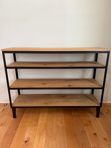 【引取限定】ノットアンティークス ANTIS OPEN SHELF / アイアン×無垢材シェルフ