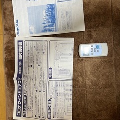 コロナ　ウインドウエアコン2017年製動作確認済み、リモコン付きの画像