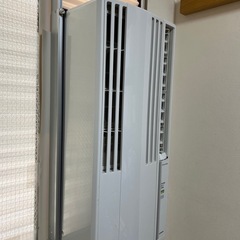 コロナ　ウインドウエアコン2017年製動作確認済み、リモコン付きの画像