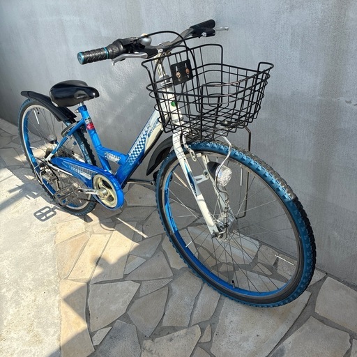 【26インチ】自転車　鍵付き