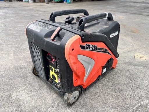 ✨工進　中古美品　GV-28i インバーター発電機✨うるま市田場✨ インバーター発電機GV-28i KOSHIN (I.K) てだこ浦西の生活家電《発電機