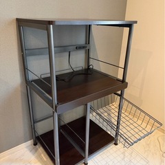 ニトリ　電子レンジラックの画像