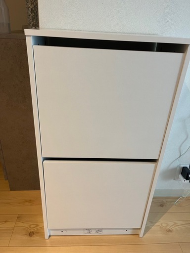 IKEA シューズボックス　玄関収納　小さめ　中古 IKEA BISSA シューズボックス (Ss Nn) 寺田町の収納家具《玄関収納》の