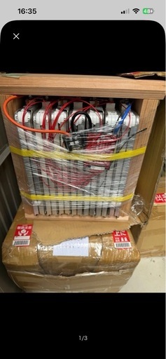 蓄電池　リチウムイオンバッテリー 48v　4個セット　リーフ　ハイブリッドインバータ対応