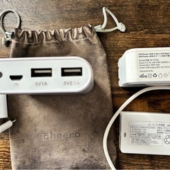 モバイルバッテリー　USBアダプターの画像