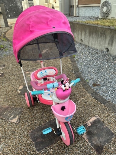 ミニーマウス三輪車1.5歳〜5歳未満 (平林佳緒里) 鶴田の三輪車の中古