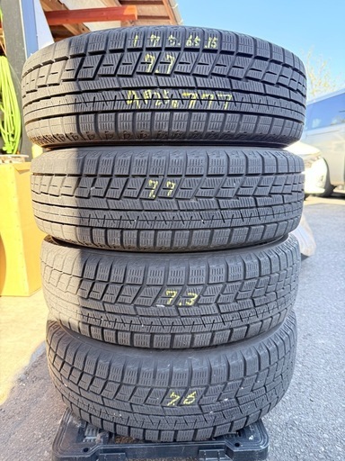 アクア外し・バリ山スタッドレス・175/65R15・4本セット・残7ミリ以上・2022年製造・アイスガードIG60