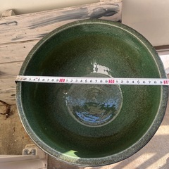 メダカ鉢　陶器の画像