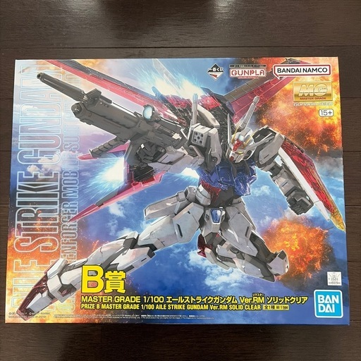 【ジモティ来店特価！！】ガンプラ　一番くじ　B賞　MG　エールストライクガンダム　Ver.RM　J-1286 一番くじB賞 MG エールストライクガンダム ver.RM ソリッドクリア