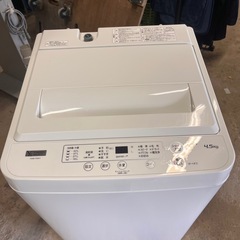 ヤマダ電機洗濯機 4.5kg 2022年製　の画像