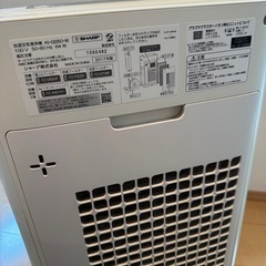 シャープ　　加湿空気清浄機の画像