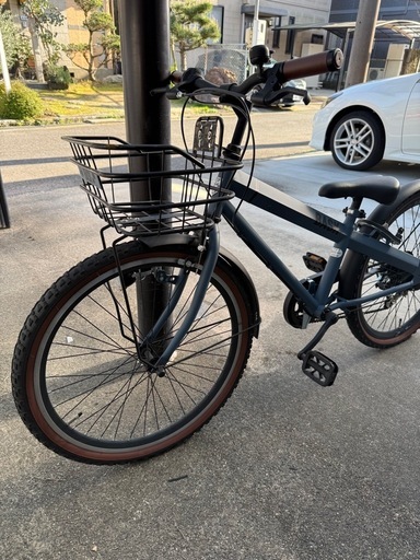 子供用自転車　24インチ　BASK 青色