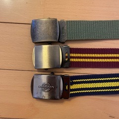 ベルト3本セットの画像