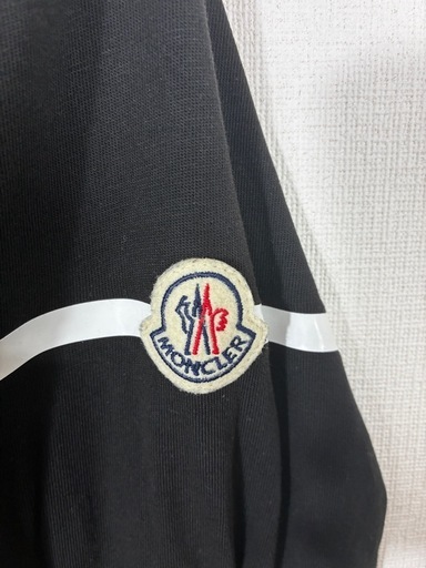 MONCLER モンクレール 長袖Tシャツ ロンT ブラック ロゴプリント Sサイズ