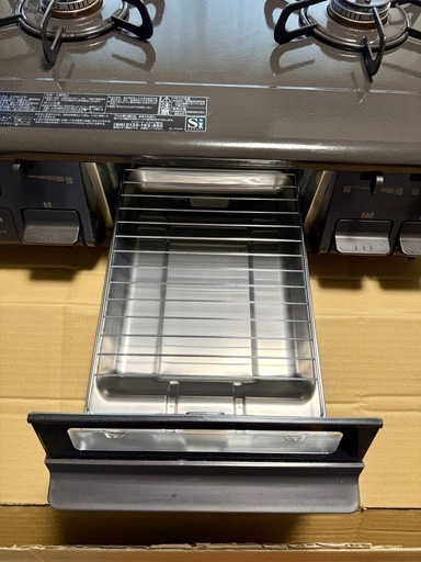 【美品】パロマ ガスコンロ（プロパン用）グリル未使用