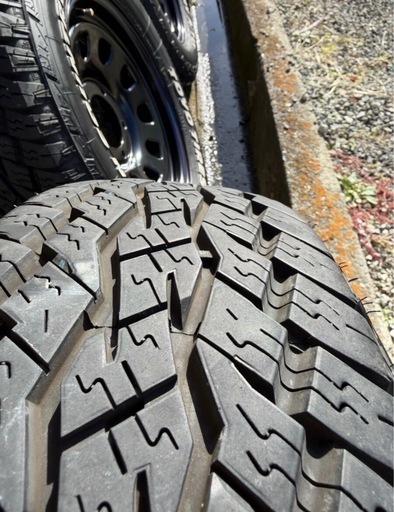 ジムニーシエラ用 ホイールセット TOYO OPEN CONTRY A/T EX 215/70R16 デイトナ スチールホイール16イ