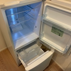 【Panasonic】パーソナル冷蔵庫 NR-B14DW 138L 2020年製｜LED庫内灯・全段ガラストレイ・製氷皿付　引取限定【群馬県太田市】の画像